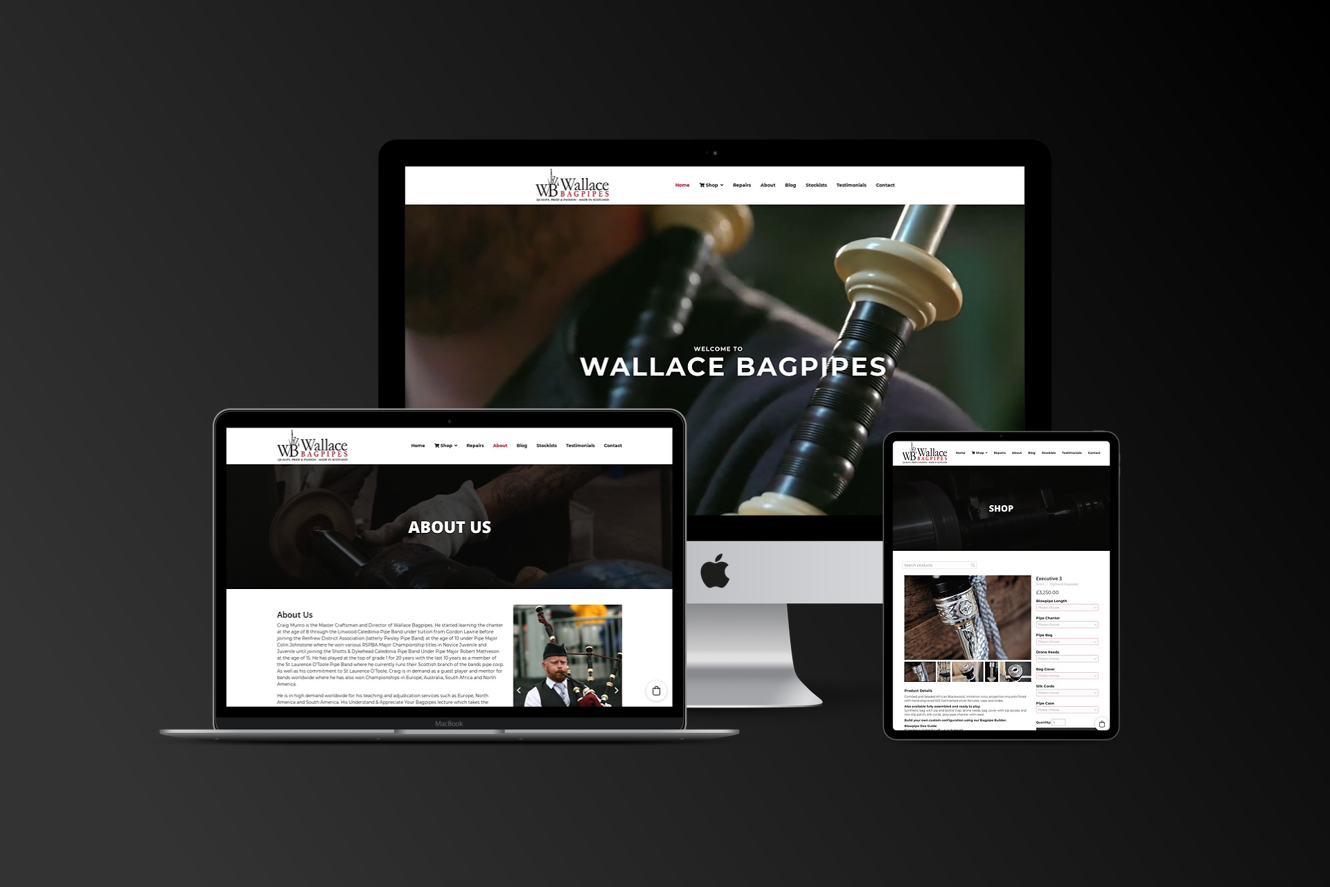 Wallace Bagpipes